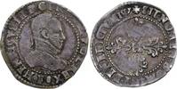Frankreich 1/2 Franc Heinrich III. 1574-1589. -