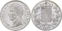 Frankreich 5 Francs Charles X. 1824-1830. -