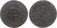Württemberg 1/2 Kreuzer Wilhelm I. 1816-1864. -