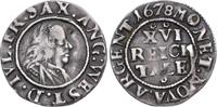 Lauenburg 1/16 Taler (Düttchen) 1 Julius Franz 1666-1689. -