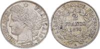 Frankreich 2 Francs Dritte Republik 1870-1940. -