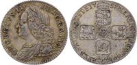 Großbritannien Sixpence George II. 1727-1760. -