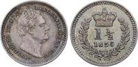 Großbritannien Three-Halfpence William IV. 1830-1837. -
