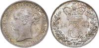 Großbritannien Threepence Victoria 1837-1901. -