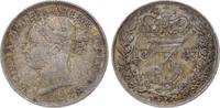 Großbritannien Threepence Victoria 1837-1901. -