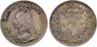 Großbritannien Threepence Victoria 1837-1901. -