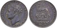 Großbritannien Sixpence George IV. 1820-1830. -