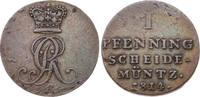 Braunschweig-Calenberg-Hannover Pfennig Georg III. 1760-1820. -