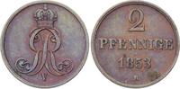 Braunschweig-Calenberg-Hannover 2 Pfennig Georg V. 1851-1866. -