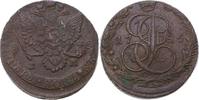Russland 5 Kopeken Katharina II. 1762-1796. -