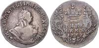 Russland 10 Kopeken (Grivennik) Elisabeth I. Petrowna 1741-1761. -