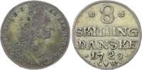 Dänemark 8 Skilling Frederik IV. 1699-1730. -