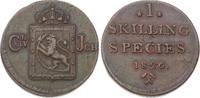 Norwegen Skilling Carl XIV. Johann 1818-1844. -