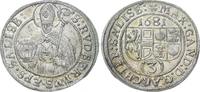 Geistlichkeit-Salzburg, Erzbistum 3 Kreuzer (Groschen) Max Gandolph Graf Kuenburg 1668-1687. -