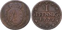 Sachsen-Albertinische Linie Pfennig Friedrich August III. 1763-1806. -