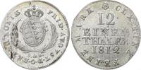 Sachsen-Albertinische Linie 1/12 Taler Friedrich August I. 1806-1827. -
