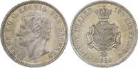 Sachsen-Albertinische Linie 1/6 Taler Johann 1854-1873. -
