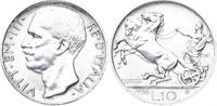 Italien-Königreich 10 Lire Vittorio Emanuele III. 1900-1946. -