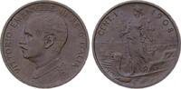 Italien-Königreich Centesimo Vittorio Emanuele III. 1900-1946. -