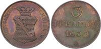 Sachsen-Albertinische Linie 3 Pfennig Anton 1827-1836. -