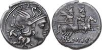Republik Denar M. Iunius Silanus 145 v. Chr.. -