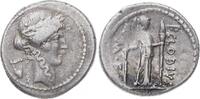 Republik Denar P. Clodius M. f. Turriunus 42 v. Chr.. -