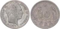 Dänemark 10 Öre 1 Christian IX. 1863-1906. -