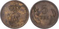 Dänemark 5 Öre 1 Christian IX. 1863-1906. -