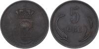 Dänemark 5 Öre 1 Christian IX. 1863-1906. -