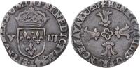 Frankreich 1/8 Ecu Heinrich IV. 1589-1610. -