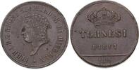 Italien-Neapel und Sizilien 10 Tornesi Ferdinand IV. 1816-1825. -