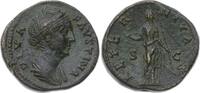 Kaiserzeit Dupondius Antoninus Pius für Faustina maior gestorben 141. -
