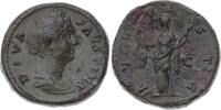 Kaiserzeit Sesterz Antoninus Pius für Faustina maior gestorben 141. -