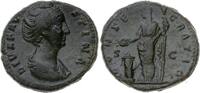 Kaiserzeit Dupondius Antoninus Pius für Faustina maior gestorben 141. -