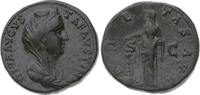 Kaiserzeit Sesterz Antoninus Pius für Faustina maior gestorben 141. -