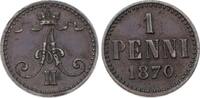 Finnland Penni Alexander II. von Russland 1855-1881. -