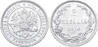 Finnland 2 Markkaa Alexander II. von Russland 1855-1881. -