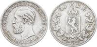 Norwegen 50 Öre 1 Oscar II. 1872-1905. -