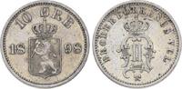 Norwegen 10 Öre 1 Oscar II. 1872-1905. -