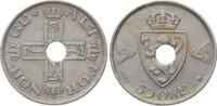 Norwegen 50 Öre 1 Haakon VII. 1905-1957. -