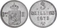 Norwegen 3 Skilling Oscar II. 1872-1905. -