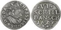 Dänemark 6 Skilling Christian IV. 1588-1648. -