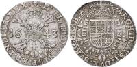 Belgien-Brabant 1/2 Patagon Philipp IV. von Spanien 1621-1665. -