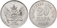 Jugoslawien-Montenegro 20 Para Nicholas I. 1860-1918. -