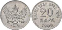 Jugoslawien-Montenegro 20 Para Nicholas I. 1860-1918. -