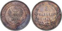 Finnland 2 Markkaa Alexander II. von Russland 1855-1881. -