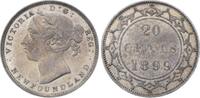 Kanada-Newfoundland 20 Cents Victoria 1837-1901. -