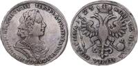 Russland 1/2 Rubel (Poltina) Peter I. der Große 1689-1725. -