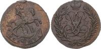 Russland Cu 1/4 Kopeke (Polushka) Elisabeth I. Petrowna 1741-1761. -