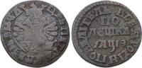 Russland Cu 1/4 Kopeke (Polushka) Peter I. der Große 1689-1725. -